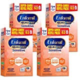 Enfamil NeuroPro Sensitive Baby Formula, Brain and Immune Support with DHA, Iron & Prebiotics, Lactose Sensitvity Infant Formula Inspired by Breast Milk, Non-GMO, Powder Refill Box 29.4 Oz (Pack of 4)